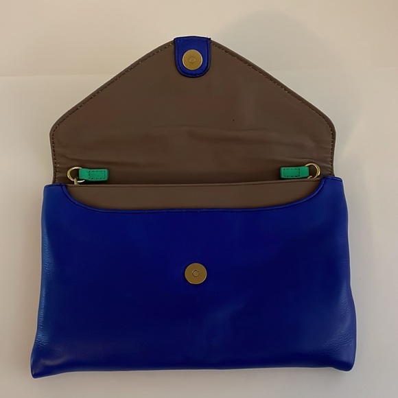 J Crew Invitation Color Block Clutch - NWOT - Picture 3 of 6